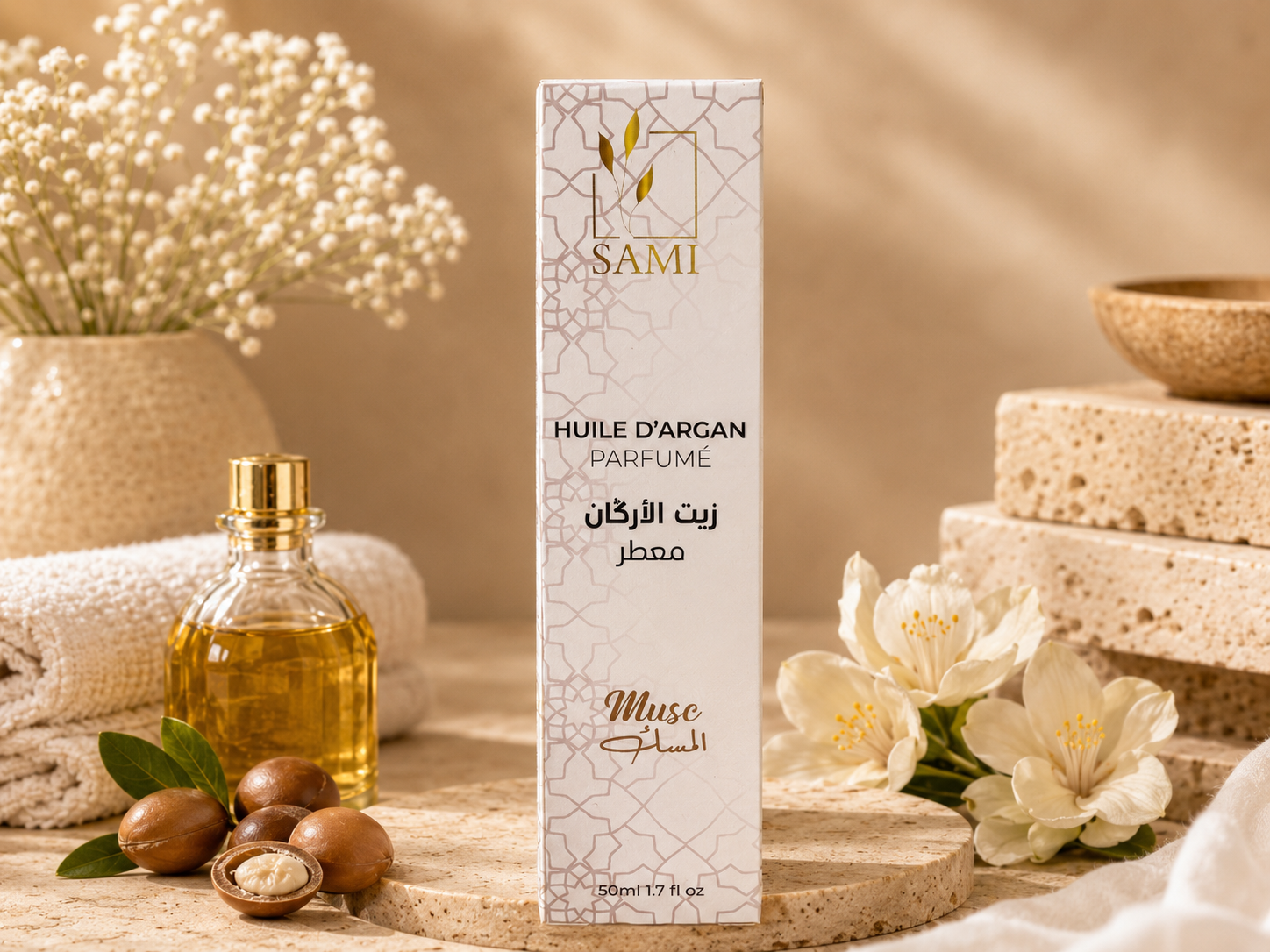 Huile d'argan Musc