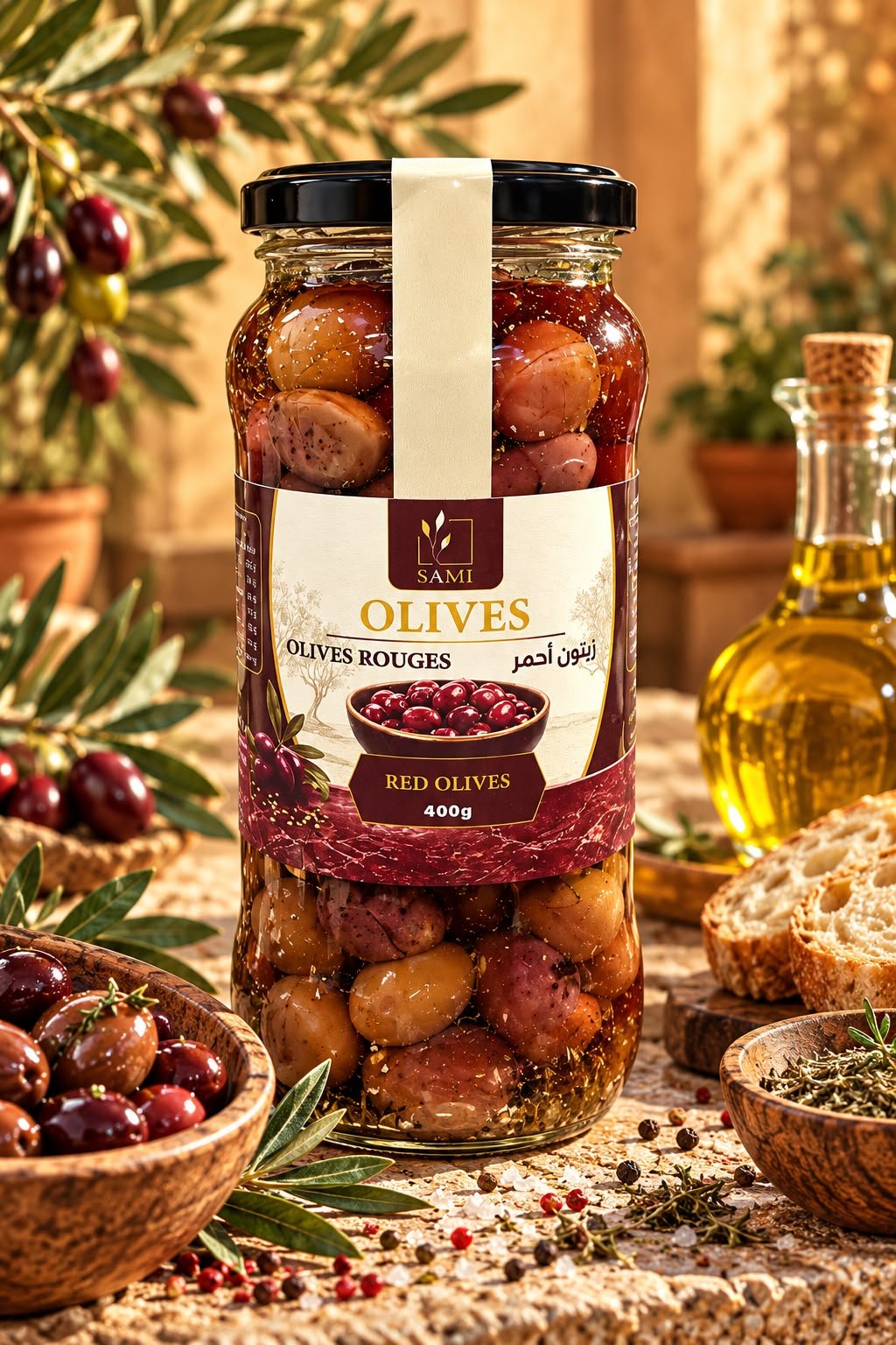 Olives rouges